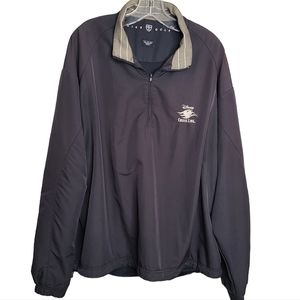 Nike Golf Black 3/4 Zip Long Sleeve Pullover Jacket Men's Size Large